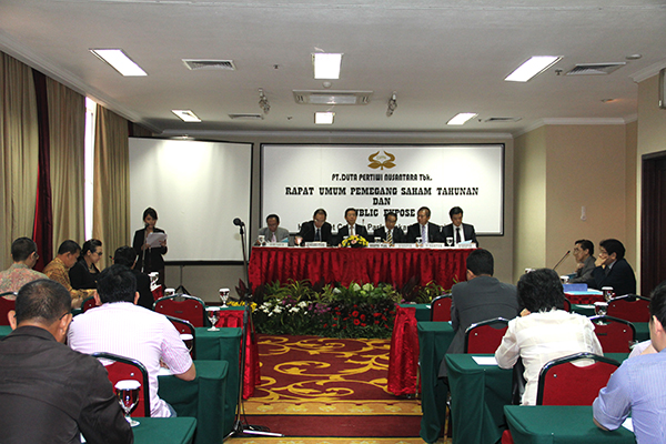 Rapat Umum Pemegang Saham Tahunan 2012